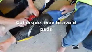 Scenario training with S-CUT emergency cutting tool.