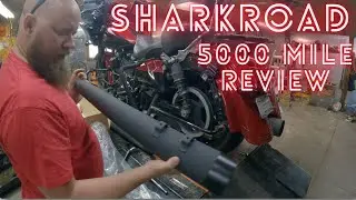 SharkRoad 4.4 Ceramic Coated megaphone exhaust 5000 mile review