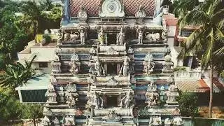 Shri Ananthavalli samedha Shri Agastheeswarar Temple, Panchetty, Aerial Temple Video