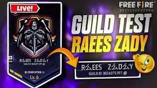 🔴[LIVE] GUILD TEST CUSTOM ROOMS||COME AND JOIN GUILD||RAEES ZADA GAMING