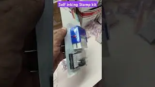 Self inking Stamp Kit Review #stampkit #selfinkingstamp #stampfactory