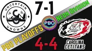 Pok&eacute;mon Draft League | Carolina Cetitans VS Uncertain Unowns | S9 Neon Semi-Finals | PBO