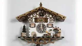 Kuckucksuhr Chalet Biertrinker | Cuckoo Clock Chalet Beerdrinker | #64454