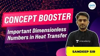 Important Dimensionless Numbers in Heat Transfer  | Concept Booster | By Sandeep Sir