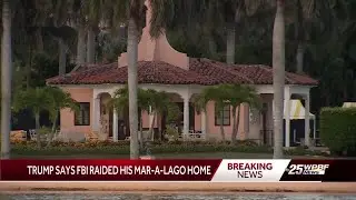 Large crowds gather on Palm Beach after FBI searches Donald Trump's Mar-A-Lago resort