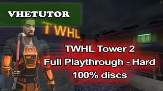 TWHL Tower 2 Blind playthrough - Hard - 100% discs - Half-Life