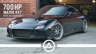 700 hp Mazda RX7 Seen on Hoonigan | Nasty Tuner Car!
