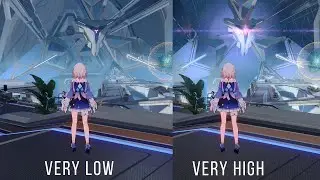 Honkai Star Rail Graphic comparison Very low - Ultra