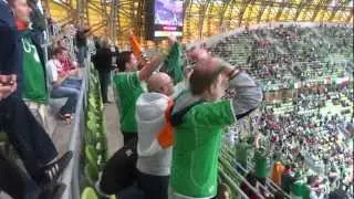 Euro 2012 PGE ARENA Gdańsk Hiszpania:Irlandia 4:0 cz.1 filmu