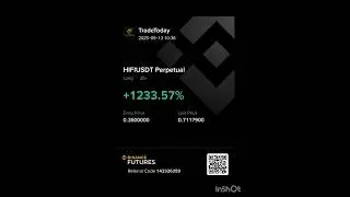 Binance future trading signals.
