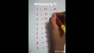 Multiplying by 99