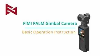 FIMI PALM 3 axis Handheld Gimbal Camera Stabilizer 128 Degree Wide Angle 4K UHD Micro Built in Wi Fi