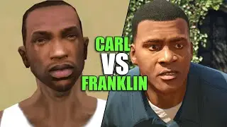 COMBATE: FRANKLIN CLINTON VS CARL JOHNSON/CJ #gta5 #gtasanandreas | @MaxStarOficial​