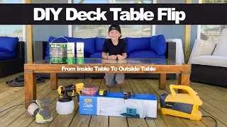 DIY Patio/Deck Table | Turning a FREE Curb Find Into Outdoor Furniture | Pangani Tribe