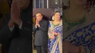 Mukesh Ambani And Nita Ambani Attend a Event At Jio World Plaza