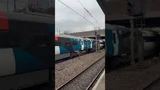 Hitachi class 807 passing Tamworth at slower speed #trains #railway #britishrail #trainspotting