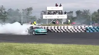 2JZ POWERED NISSAN S13 DRIFTING - Max Heidrich #84 | TrackWood Drift Festival |