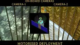 On board Camera view of Radial Rib Antenna deployment in RISAT 2BR1