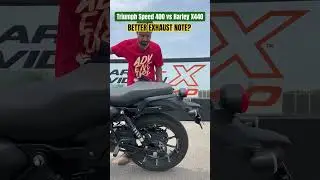 Harley-Davidson X440 vs Triumph Speed 400? Exhaust check