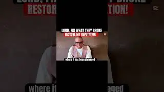 Lord, Restore My Reputation Where It Was Damaged Today 🙏 | Powerful Prayer