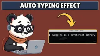 Как добавить эффект автоматического ввода текста в Javascript с помощью типизированного JS