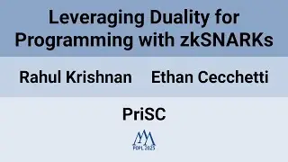 [PriSC'25] Leveraging Duality for Programming with zkSNARKs