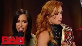 Becky Lynch and Natalya trade words before their SummerSlam Submission Match: Raw, Aug. 5, 2019