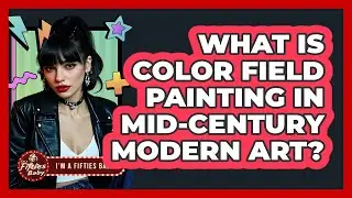 What Is Color Field Painting In Mid-Century Modern Art? - Im a 50s Baby