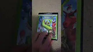 Shrek 4-movie collection 4k unwrapping #shrek #4kultrahd #fyp #dreamworks