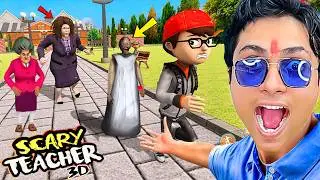 TRYING Games like SCARY TEACHER 3d😱 GRANNY+SCARY TEACHER