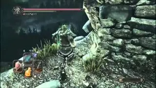DARK SOULS II : SOTFS - Huntsman's Corpse  item under bridge