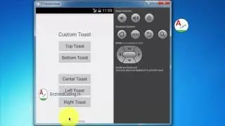 Android tutorial on Custom Toast