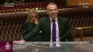 Workers Compensation Legislation Amendment (Firefighters) Bill 2025 - Second Reading Debate