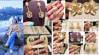 Malabar Gold Best Earrings Exclusive Designs Divine Collection with Price and Weight Gold Rings#gold