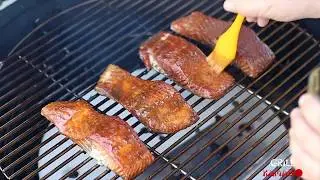 Grill Kamado - Jak wędzić łososia