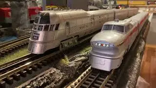 The Rock Island Jet Rocket and Burlington Marktwain  Zephyr, a couple of uniquely styled trains!