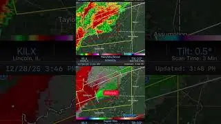 TORNADO WATCH FOR ILLINOIS, INDIANA, MISSOURI, KENTUCKY #shorts #tornado #tornadowarning