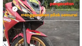(Tutorial ) pengecatan velg CBR150R menggunakan pylok samurai