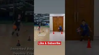 Inverted Bound Double Cross | Fun Basketball Drills for Beginners & 7 Years Old Kids