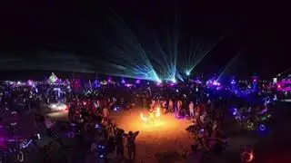 Burning Man 2025 Best Moment 360 VR Going For the Kill