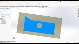 How to Untrim surface in Solidworks