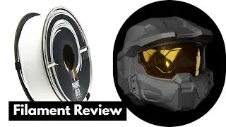 3D Printing a Master Chief Helmet - Print Bed Filament Review