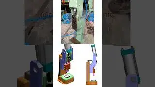 Pneumatic press | Mechanical Principles | #machinetending #simulation #pressautomation