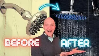 How to install a rainfall shower head | Shower head extension arm