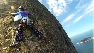 Escalada no Pão de Açucar via Italianos Rio de Janeiro (Rock Climbing Brazil)