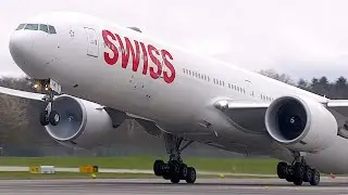 SUPER CLOSE airside view takeoffs - Zurich Airport Plane Spotting | 4K
