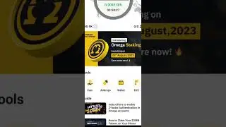 This is the Omega staking project, mine for long term visionaries