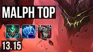 MALPHITE vs SYLAS (TOP) | Rank 3 Malph, 3/2/10 | TR Grandmaster | 13.15