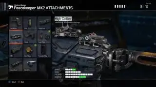 *NEW*PEACEKEEPER MK2 CUSTONISATION BO3