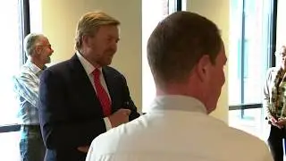 Willem-Alexander bezoekt Jeroen Bosch Ziekenhuis in 's-Hertogenbosch